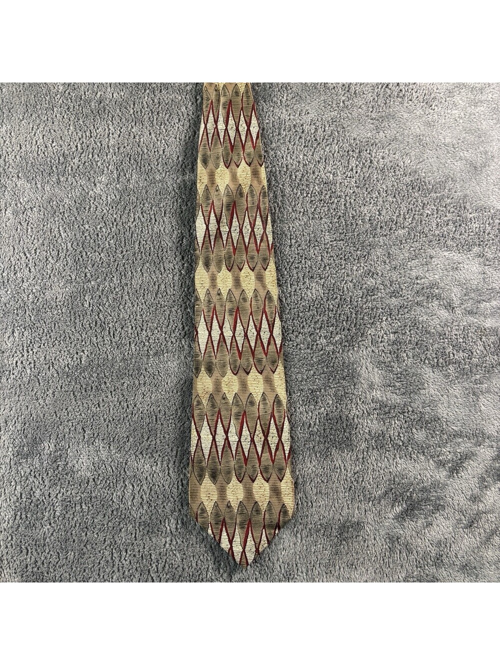 Brandini Le Collezioni Geometric Pattern Tie All silk